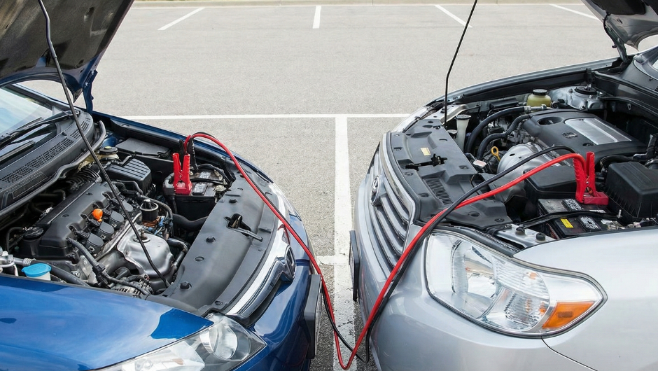 Akü takviyesinde, takviye yapan (canlı) aracın motoru çalıştırılarak bitik akünün şarj edilmesi ve 5-10 dakika beklenmesi